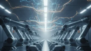 tecnologia de controle inteligente industrial